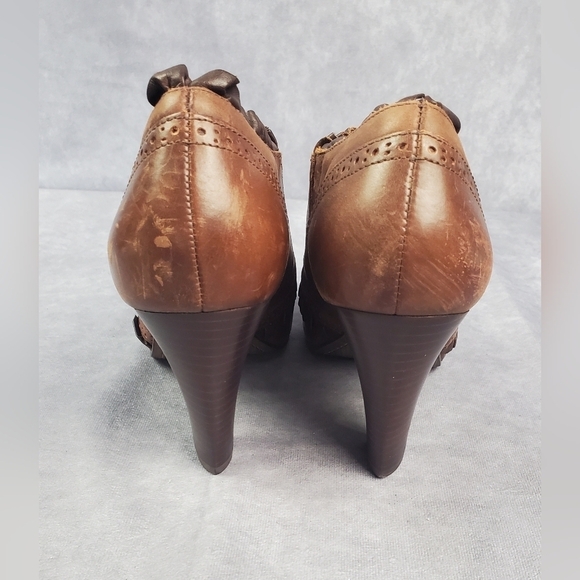 Anthropologie Schuler & Sons Dark Academia Platform Heeled Oxfords Sz 39EU/7 US - Picture 4 of 13